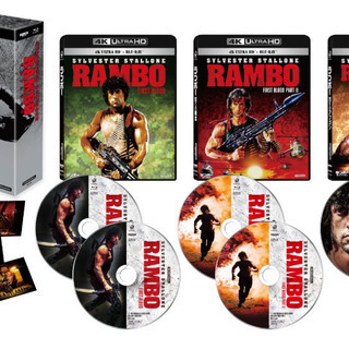 ランボー・トリロジー 4K Ultra HD Blu-ray BOX(6枚組)【4K ULTRA HD】