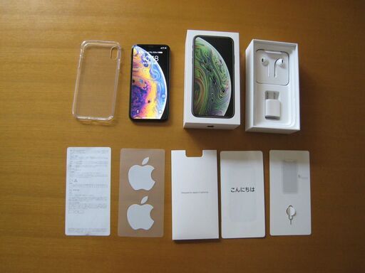 値下げ docomo I Phone XS 256GB （スペースグレー）使用数日 クリアー 