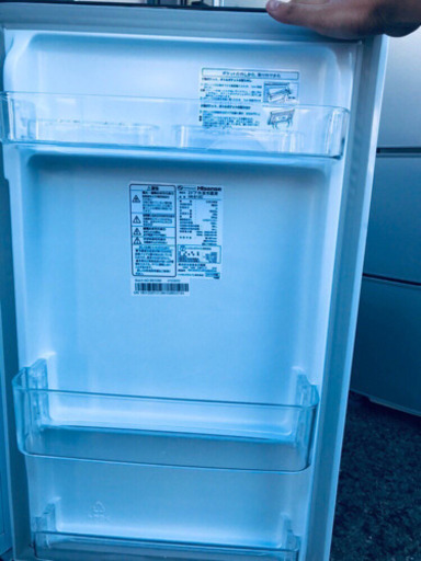 ✨高年式✨387番 Hisense✨2ドア冷凍冷蔵庫✨HR-B12C‼️