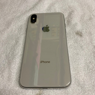 iPhoneX 64GB シルバー　値下げしました！
