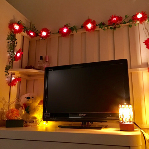 値下ました お花のイルミネーションライト えりん 池袋の照明器具の中古あげます 譲ります ジモティーで不用品の処分