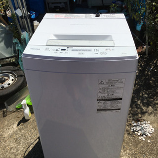 TOSHIBA 洗濯機　4.5kg 単身　AW-45M5 201...