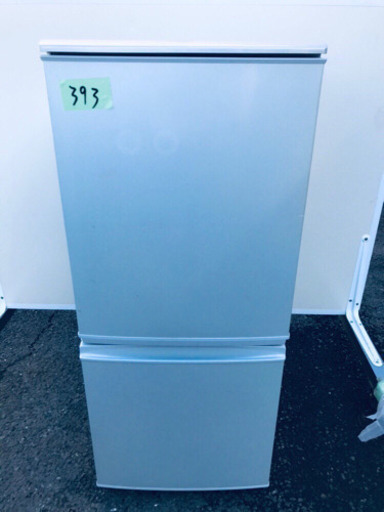 393番 シャープ✨ノンフロン冷凍冷蔵庫✨SJ-14T-S‼️