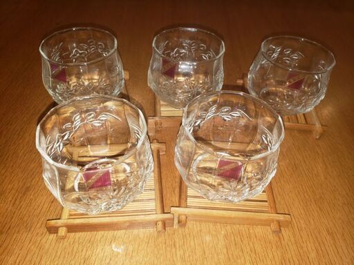 夏用湯呑み とコースターのセット ミルキー 松戸の食器 コップ グラス の中古あげます 譲ります ジモティーで不用品の処分