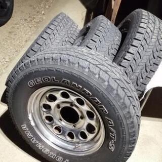 ジムニー用　ジオランダーAT メッキホイール