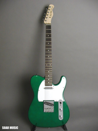 バッカス　BTE-1/R グリーンメタリック　エレキギター