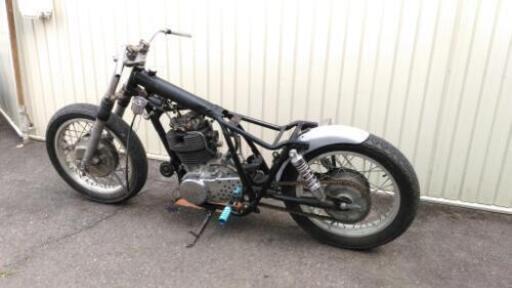 YAMAHA SR400 カスタムベース フレーム加工済み チョッパー ボバー