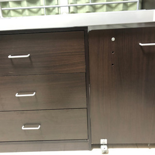 ニトリ　ロフトベッド　システムデスクベッドNT9529-2 DBR/SI