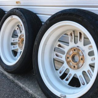 ダイハツ純正アルミホイール、タイヤ8分山