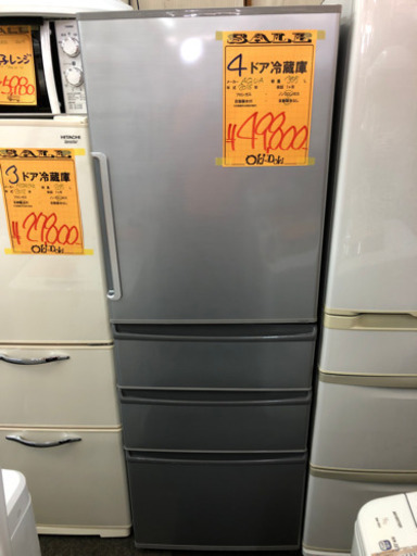 4ドア冷蔵庫　2016年製　アクア　355L