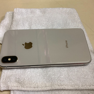 iPhoneX 64GB シルバー　値下げしました！