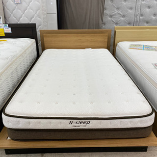 【愛品館 江戸川店】ニトリ　セミダブルベッド　ベッド　ID:153-007506-007　配送可