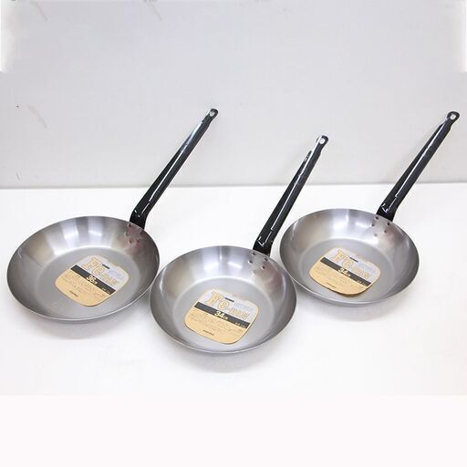 業務用 AKAO フライパン Fe-PAN 3点セット 34cm 34cm 36cm アカオアルミ(J696aaxY)②