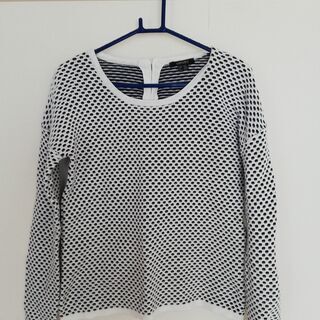 白黒のセーター　【M/L】