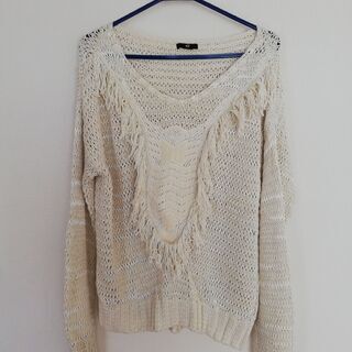 エクリュのセーター　【L/XL】