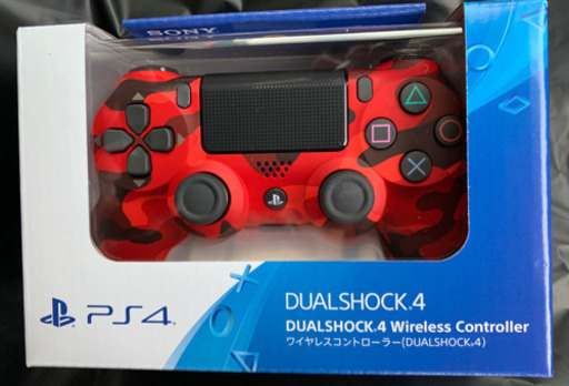 ワイヤレスコントローラー(DUALSHOCK 4) レッド・カモフラージュ