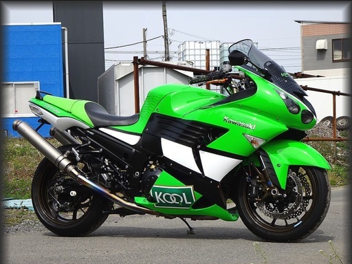 ZZR1400 ライムグリーンオールペン　ZX14仕様　メガツアラーモンスター‼︎