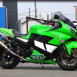 ZZR1400 ライムグリーンオールペン　ZX14仕様　メガツア...