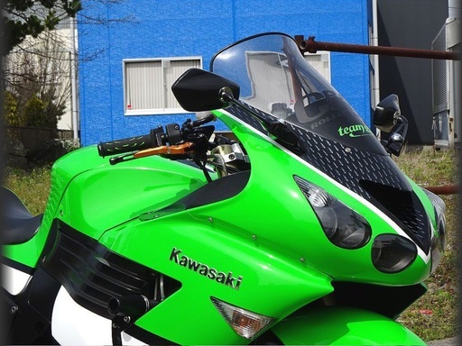 ZZR1400 ライムグリーンオールペン ZX14仕様 メガツアラーモンスター