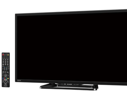 取引中　シャープ 32V型 液晶 テレビ AQUOS LC-32W35-B ハイビジョン 外付HDD対応(裏番組録画) Wi-Fi内蔵 2016年モデル