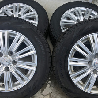 185/65R15バリ溝ホイールセットWeds❣️ノア　ヴォクシー　セレナ　ストリームなど