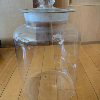 アンティーク　大きなガラス瓶