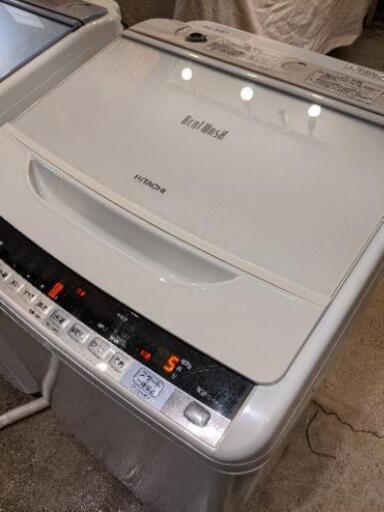 【売約済み】日立 HITACHI BW-V80A [ビートウォッシュ 全自動洗濯機 （8kg） ]　大型　ファミリーサイズ　一人暮らし　同棲　引っ越し　検　パナソニック　日立　東芝　SHARP　シャープ　HITACHI　TOSHIBA　国内メーカー　国産　日本製