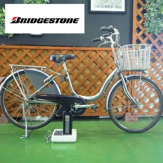 382 ブリヂストン新機種電動アシスト自転車アシスタ26インチコンアルミ 