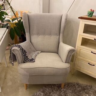 IKEA イケア 展示品 ソファー 1P 1人掛け グレー 美品 中古品