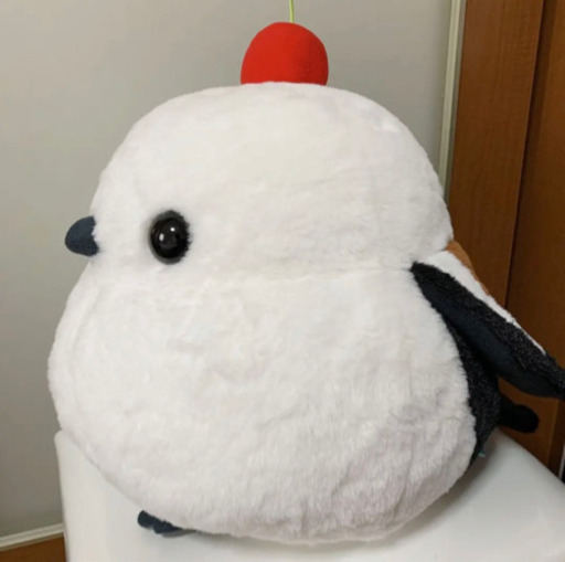購入者決まりました 新品 ふくふくシマエナガ超bigぬいぐるみ赤い実 りん 石岡のおもちゃの中古あげます 譲ります ジモティーで不用品の処分