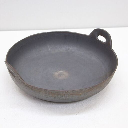 業務用 鋳物 揚鍋　42cm 鉄 揚げ物 揚げ鍋 天ぷら 厨房 ③（J703asxY）