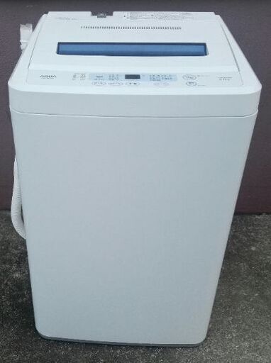 【期間限定送料無料】 アクア 6.0kg 全自動洗濯機 ホワイトAQUA AQW-S601 配送無料 家電
