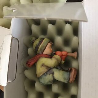 絶版★美品★ゲーベル★フンメル人形★鐘を鳴らす天使★ビンテージ★送料無料 フンメル陶器人形 ゲーベル ビンテージ 3体セット