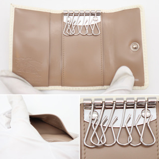BURBERRY/六連 キーケース》箱 袋 冊子 Sランク 未使用品 極美品 