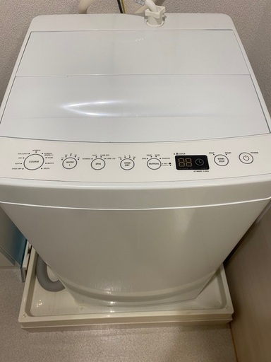 2018年製 洗濯機 amadanaデザイン ハイアール 5.5kg AT-WM55 シンプルデザイン