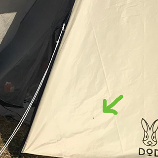 取引中」」」DOD ワンポールテントL 8人用　専用グランドシート付き