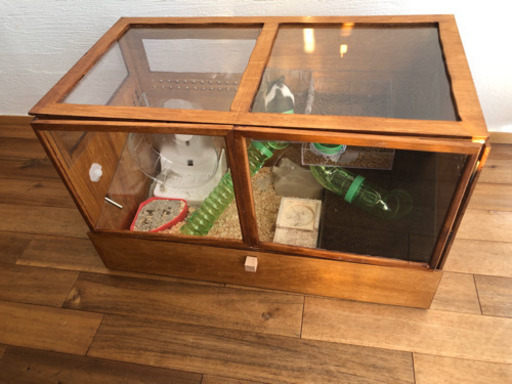 サーキュレーター込 ハムスターのケージ 手作り たまごまご 首里の家具の中古あげます 譲ります ジモティーで不用品の処分