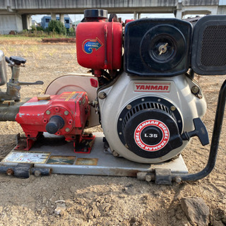 農業用　ヤンマー　ディーゼル発動機　噴霧機仕様 ヤンマー空冷ディーゼルセットTAA300動力噴霧機中古良品