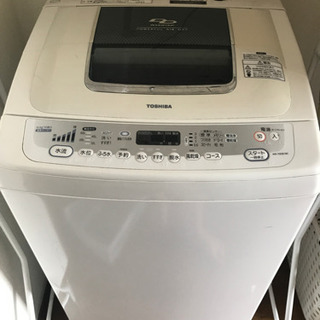TOSHIBA 洗濯機＆ラック あげます！ 