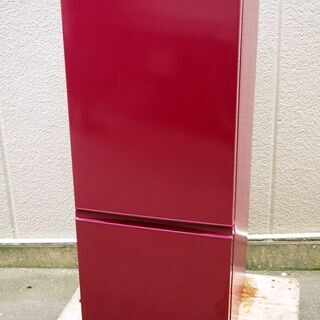 ⑭【6ヶ月保証付】18年製 アクア 184L 2ドア冷蔵庫 AQR-18G レッド