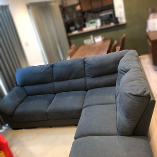 【美品】ニトリ　カウチソファ　L字ソファ