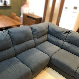 美品】ニトリ カウチソファ L字ソファ