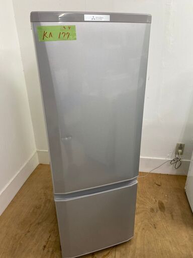 WEB限定カラー 三菱電機冷蔵庫　168L　2017年製　東京　神奈川　ka177 冷蔵庫