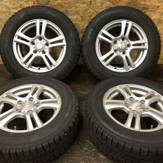 【YOKOHAMA ice GUARD iG50 PLUS 205/65R15】冬 4本【Weds JOKER 社外 15インチ 6J5HPCD114.3+53】ステップワゴン等　(VTP147) クレジットカード QR決済可能