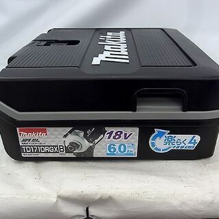 新品 マキタ 18V 6.0Ah 充電式インパクトドライバ TD171DRGX B ブラック makita/バッテリ×2 充電器付き 札幌 東区