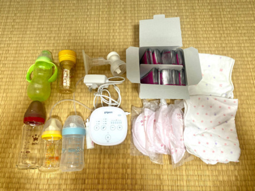 お買得　ピジョン電動搾乳機他多数授乳用品有　母乳パックも出品中