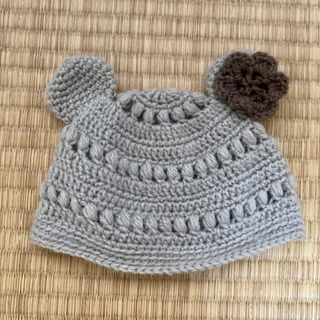 💖手編みの可愛いニット帽💖