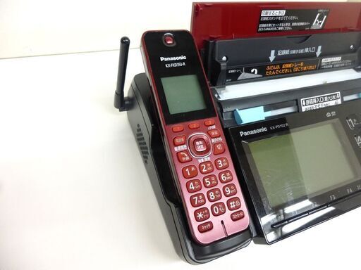 ファクシミリ ファックス 子機無し 2016年製 FAX パナソニック コードレス KX-PD102DL レッド デジタルコードレス 普通紙 ファクス  中古 動作確認済み ☆ PayPay(ペイペイ)決済可能 ☆ 札幌市 清田区 平岡 ファクシミリ