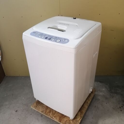 N1324【動作品】格安 洗濯機 東芝 AW-205 全自動 5KG 単身 家族 2008年 TOSHIABA 電化製品 家電 福井 リサイクル