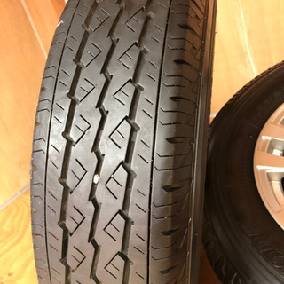 ブリジストンタイヤ、ホイール付き4本セット